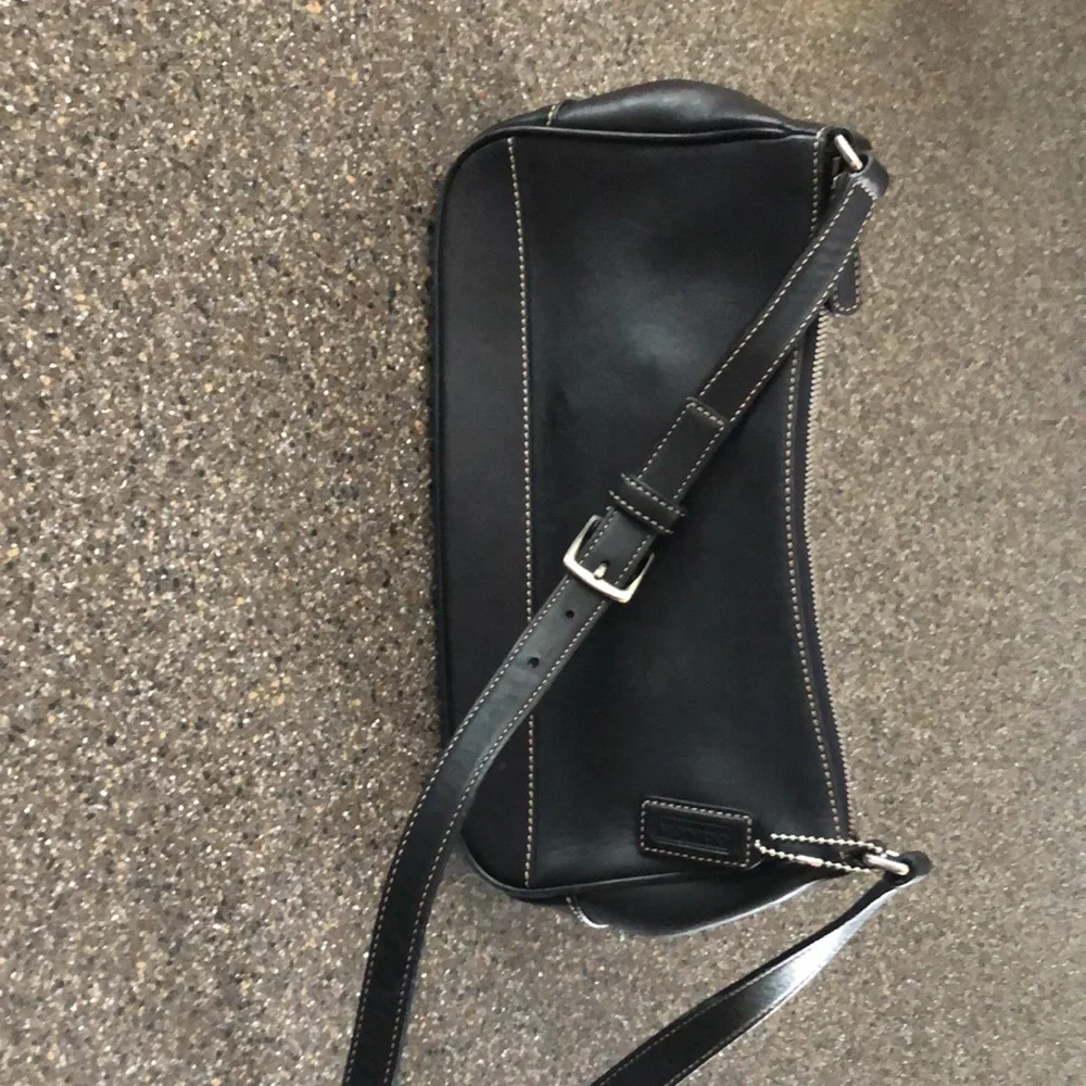 Small hobo vintage black bag - Picture 7 of 9